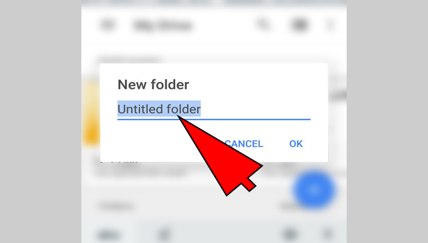 create folder in google drive