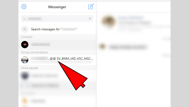 delete group on messenger