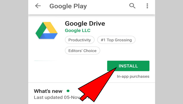 how to download photos from google drive to android