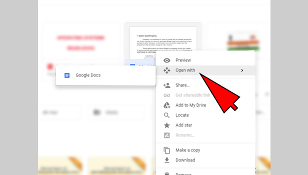 edit document Google drive