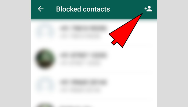 Block on WhatsApp