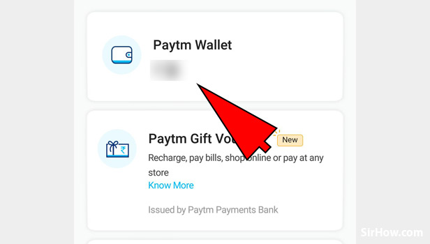 Check Paytm transaction history