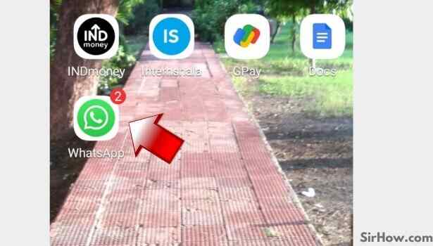 Change your WhatsApp number step 1