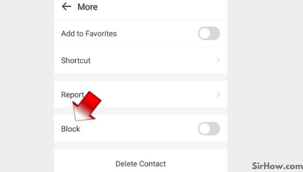 Block and Unblock Someone on imo steps 6