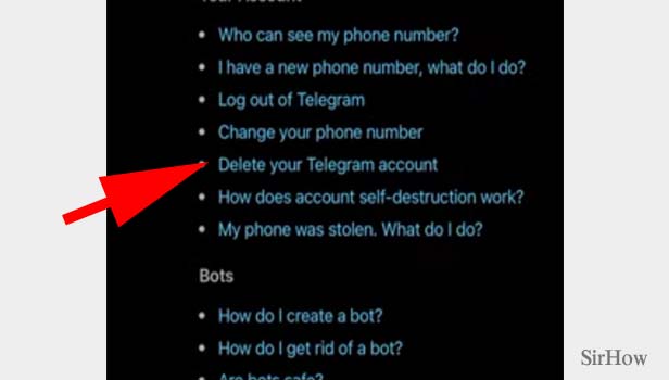 Image titled Delete Telegram Account iPhone Step 3