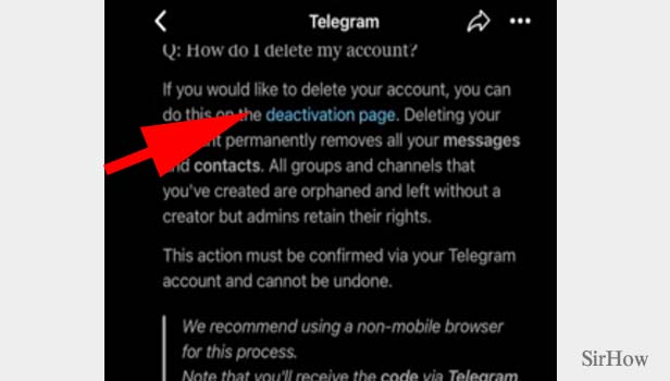 Image titled Delete Telegram Account iPhone Step 4