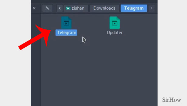 install telegram on linux step 4