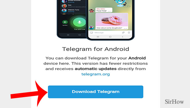 install telegram without using google play step 3
