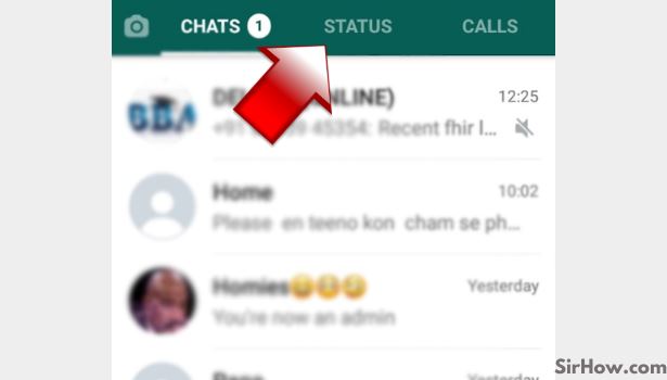 image titled Delete WhatsApp Status step 2