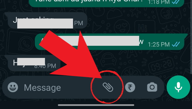 Image title share live location on whatsapp step 3