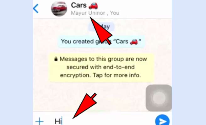 How to create a group on WhatsApp-iphone