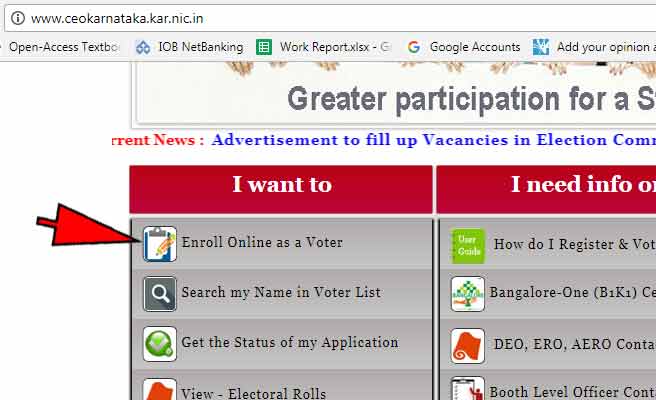 karnataka voter id card download